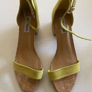 Lime Green Steve Madden Sandal with Heel